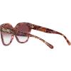 imageCoach Womens Hc8264 Square SunglassesPetal TortoisePurple Clear Gradient