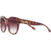 imageCoach Womens Hc8264 Square SunglassesPetal TortoisePurple Clear Gradient
