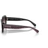 imageCoach Womens Hc8380u Universal Fit Rectangular SunglassesRuby Pearl Signature CGrey Rose Gradient