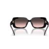 imageCoach Womens Hc8380u Universal Fit Rectangular SunglassesRuby Pearl Signature CGrey Rose Gradient