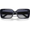 imageCoach Womens Hc8380u Universal Fit Rectangular SunglassesSapphire Pearl Signature CBlue Gradient