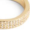 imageCoach Womens Pav Band RingCrystalGold