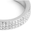 imageCoach Womens Pav Band RingCrystalRhodium