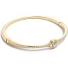 imageCOACH Signature Logo Pave Hinged Bangle BraceletCrystalGold