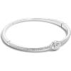 imageCOACH Signature Logo Pave Hinged Bangle BraceletCrystalRhodium