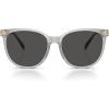 imageCOACH Womens Hc8414bd Round SunglassesTransparent DoveGrey Solid