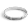imageCOACH Womens Signature C Glitter Bangle BraceletCrystalRhodium