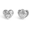 imageCOACH Womens Signature Quilted Puffy Heart Huggies