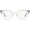 imageCoach Womens Hc5148 Cat Eye Prescription Eyewear FramesShiny Light GoldMintDemo Lens