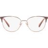 imageCoach Womens Hc5148 Cat Eye Prescription Eyewear FramesShiny Rose GoldLightDemo Lens