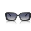 imageCoach Womens Hc8380u Universal Fit Rectangular SunglassesSapphire Pearl Signature CBlue Gradient