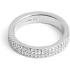 imageCoach Womens Pav Band RingCrystalRhodium
