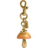 imageCoach Womens Resin Mushroom Bag CharmMustard