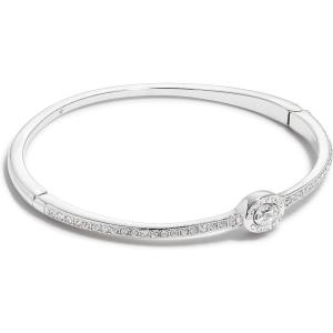 imageCOACH Signature Logo Pave Hinged Bangle BraceletCrystalRhodium