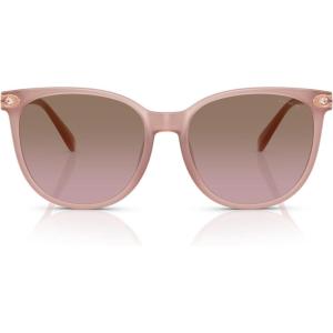 imageCOACH Womens Hc8414bd Round SunglassesMilky BuffBrown Rose Gradient