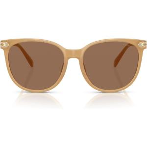 imageCOACH Womens Hc8414bd Round SunglassesMilky TeaBrown Solid