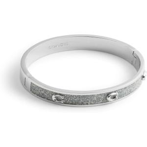 imageCOACH Womens Signature C Glitter Bangle BraceletCrystalRhodium