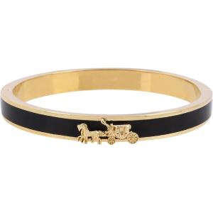 imageCoach Horse ampamp Carriage Enamel Hinge BraceletBlackGold
