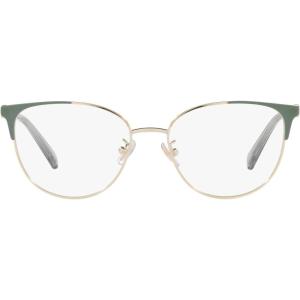 imageCoach Womens Hc5148 Cat Eye Prescription Eyewear FramesShiny Light GoldMintDemo Lens