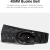 imageCoach Mens 40 Mm Sculpted C Belt BlackCharcoal One Size