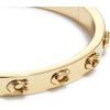 imageCoach Pegged C Logo Hinged Bangle BraceletGold