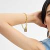 imageCoach Quilted Padlock BraceletGold 3