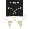 imageCoach Womens Iconic Charm Hoop Earrings