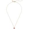 imageCOACH Womens Pav Heart Pendant Necklace