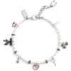 imageCOACH Womens Signature Bowtique Mini Charm Pearl Bracelet