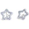 imageCOACH Womens Signature Pav Star Stud Earrings