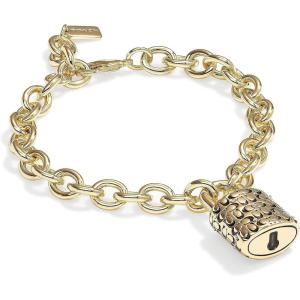 imageCoach Quilted Padlock BraceletGold 3