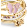 imageCOACH Signature Daisy Ring Set