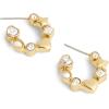 imageCOACH Womens Signature Star Charm Huggies