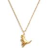 imageCOACH Womens Signature Stitched Rexy Pendant Necklace