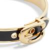 imageCoach Enamel Hinge Buckle Bangle BraceletBlackGold 2