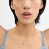 imageCoach Stone Heart Short Pendant NecklaceCRYSTALGOLD