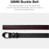 imageCoach Womens 38 Mm Cts Reversible Resin Inlay C Buckle Signature BeltCharcoalOxblood