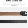 imageCoach Womens 38 Mm Cts Reversible Resin Inlay C Buckle Signature BeltKhakiBlack