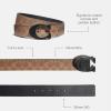 imageCoach Womens 38 Mm Cts Reversible Resin Inlay C Buckle Signature BeltKhakiBlack