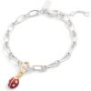 imageCoach Womens Collectible Signature Stone Jewelry CharmLadybug RedGold