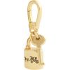 imageCoach Womens Collectible Signature Stone Jewelry CharmLock Key Gold