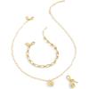 imageCoach Womens Collectible Signature Stone Jewelry CharmLock Key Gold