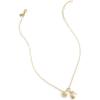 imageCoach Womens Collectible Signature Stone Jewelry CharmLock Key Gold