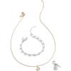 imageCoach Womens Collectible Signature Stone Jewelry CharmLock Key Rhodium