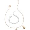 imageCoach Womens Collectible Signature Stone Jewelry CharmQuilted Heart Gold