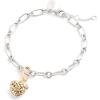 imageCoach Womens Collectible Signature Stone Jewelry CharmQuilted Heart Gold