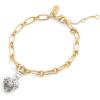 imageCoach Womens Collectible Signature Stone Jewelry CharmQuilted Heart Rhodium