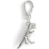 imageCoach Womens Collectible Signature Stone Jewelry CharmRexy Dino Rhodium