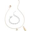 imageCoach Womens Collectible Signature Stone Jewelry CharmStitched Hangtag Gold