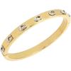imageCoach Womens Pegged C Logo Hinged Bangle Bracelet